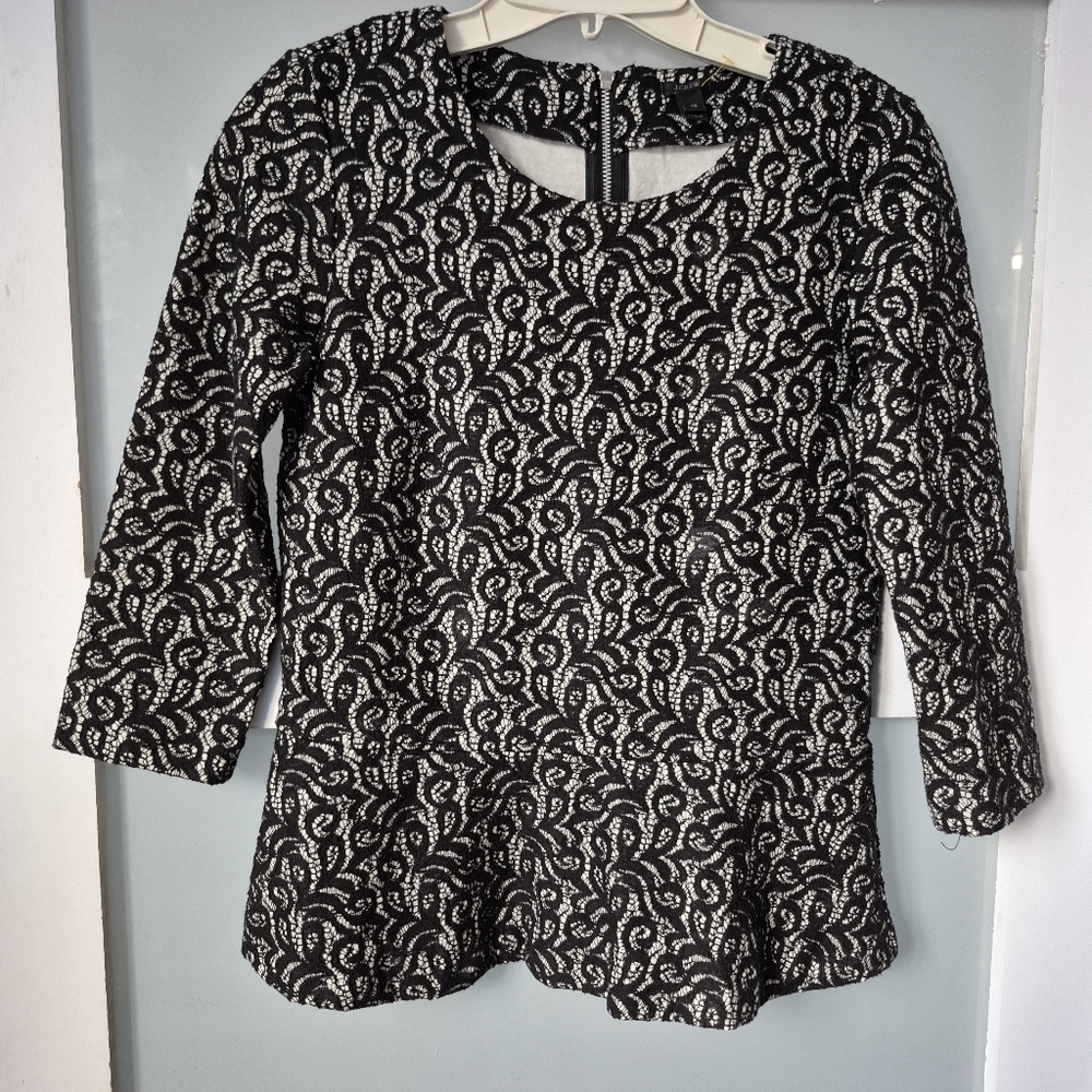 J. Crew Peplum Top Size XS